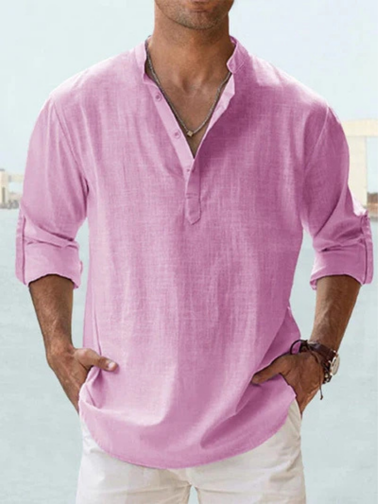 Claudio | Camicia traspirante in lino