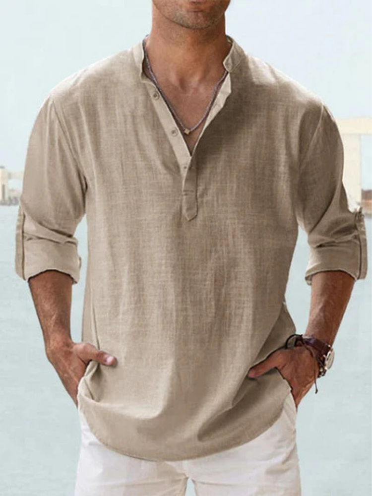Claudio | Camicia traspirante in lino