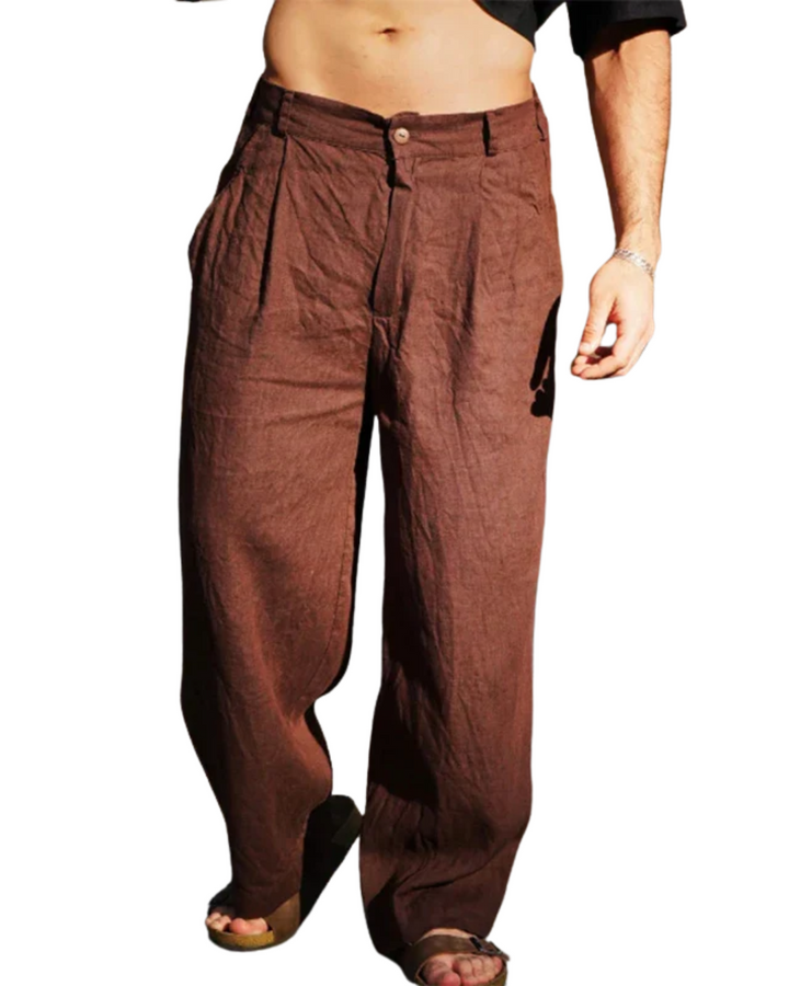 Leonardo | Pantaloni Lino Casual
