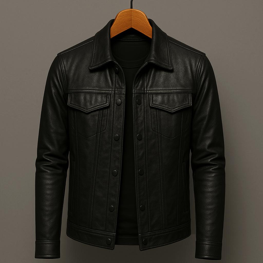 Sergio | Giacca biker in pelle