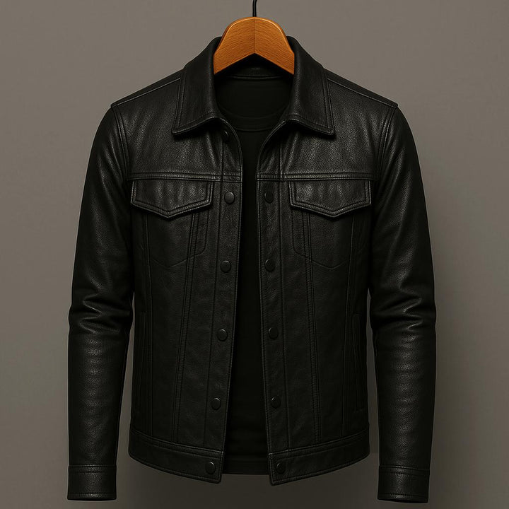 Sergio | Giacca biker in pelle