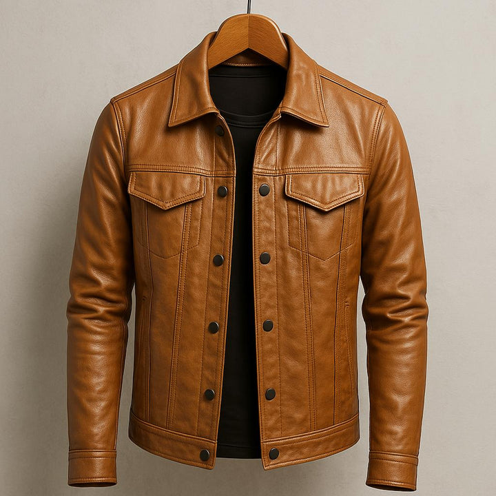 Sergio | Giacca biker in pelle
